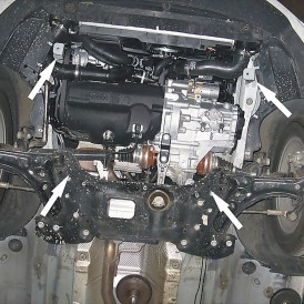 Unterfahrschutz Motor und Getriebe 2mm Stahl Volkswagen Caddy 1.4 TDI-1.6 TDI-2.0 TDI 2015 bis 2018 3.jpg